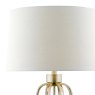 Dar Lighting Dar - Lucie Table Lamp Satin Brass With Shade