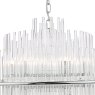 Dar Lighting Dar - Lukas 13 Light Pendant Polished Chrome Glass