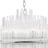 Dar Lighting Dar - Lukas 13 Light Pendant Polished Chrome Glass