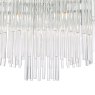 Dar Lighting Dar - Lukas 13 Light Pendant Polished Chrome Glass