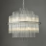 Dar Lighting Dar - Lukas 13 Light Pendant Polished Chrome Glass
