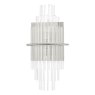 Dar Lighting Dar - Lukas 2 Light Wall Light Polished Chrome Glass