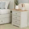Hill and Hunter Chartwell - Large 3 Drawer Bedside Chest