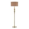 Dar Lighting Dar - Madrid Floor Lamp Antique Brass With Shade