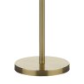 Dar Lighting Dar - Madrid Floor Lamp Antique Brass With Shade