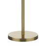 Dar Lighting Dar - Madrid Floor Lamp Antique Brass With Shade