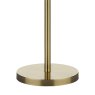 Dar Lighting Dar - Madrid Floor Lamp Antique Brass With Shade