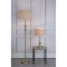 Dar Lighting Dar - Madrid Floor Lamp Antique Brass With Shade