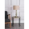 Dar Lighting Dar - Madrid Table Lamp Antique Brass With Shade