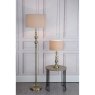 Dar Lighting Dar - Madrid Table Lamp Antique Brass With Shade