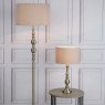Dar Lighting Dar - Madrid Table Lamp Antique Brass With Shade
