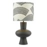 Dar Lighting Dar - Miho Table Lamp Black/Bronze With Shade