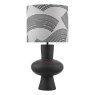 Dar Lighting Dar - Miho Table Lamp Black/Bronze With Shade