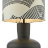 Dar Lighting Dar - Miho Table Lamp Black/Bronze With Shade