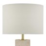 Dar Lighting Dar - Nalani Table Lamp Pink Marble Effect With Shade