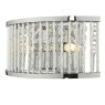 Dar Lighting Dar - Nantes 2 Light Wall Light Polished Chrome Aluminium