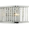 Dar Lighting Dar - Nantes 2 Light Wall Light Polished Chrome Aluminium