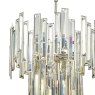 Dar Lighting Dar - Odile 6 Light Pendant Champagne Crystal Polished Nickel Frame