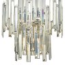 Dar Lighting Dar - Odile 6 Light Pendant Champagne Crystal Polished Nickel Frame