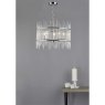 Dar Lighting Dar - Olyn 5lt Pendant Polished Nickel Glass