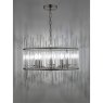 Dar Lighting Dar - Olyn 5lt Pendant Polished Nickel Glass
