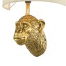 Dar Lighting Dar - Raul Monkey Wall Light Gold With Shade