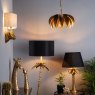 Dar Lighting Dar - Raul Monkey Wall Light Gold With Shade