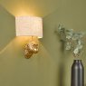 Dar Lighting Dar - Raul Monkey Wall Light Gold With Shade
