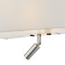 Dar Lighting Dar - Ronda 3 Light Wall Light Ivory With LED Reading Light