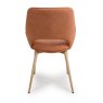 Furniture Link Sydney - Fabric Dining Chair (Brick)