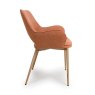 Furniture Link Sydney - Fabric Dining Chair (Brick)