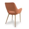 Furniture Link Sydney - Fabric Dining Chair (Brick)
