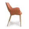 Furniture Link Sydney - Fabric Dining Chair (Brick)