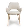 Furniture Link Sydney - Fabric Dining Chair (Natural)