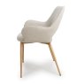 Furniture Link Sydney - Fabric Dining Chair (Natural)