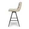 Furniture Link Nobo - Swivel Counter Chair (Taupe Faux Leather)