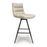 Furniture Link Nobo - Swivel Counter Chair (Taupe Faux Leather)