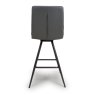 Furniture Link Nobo - Swivel Bar Chair (Grey Faux Leather)