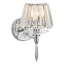 Dar Lighting Dar - Selina Single Wall Bracket Polished Chrome