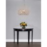 Dar Lighting Dar - Sestina 6 Light Pendant Crystal Beads Chrome Frame