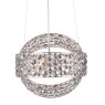Dar Lighting Dar - Sewanee 3 Light Pendant Smoked Crystal Polished Chrome !!disco!!