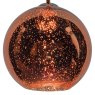 Dar Lighting Dar - Speckle 1 Light Electro Plated Pendant Copper Finish