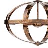 Dar Lighting Dar - Symbol 3 Light Pendant (Petrol Copper)