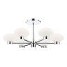 Dar Lighting Dar - System 6 Light Semi Flush Polished Chrome