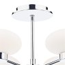 Dar Lighting Dar - System 6 Light Semi Flush Polished Chrome