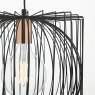 Dar Lighting Dar - Taplow Pendant Black & Copper