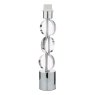 Dar Lighting Dar - Tuke Touch Table Lamp Polished Chrome Crystal With Shade