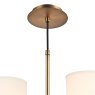 Dar Lighting Dar - Tyler 5lt Pendant Bronze Fitting Only