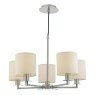 Dar Lighting Dar - Tyler 5lt Pendant Satin Nickel Fitting Only