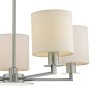 Dar Lighting Dar - Tyler 5lt Pendant Satin Nickel Fitting Only